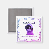 Cool Cat Investigations LLC magnet Magneet (Voorkant / Achterkant)