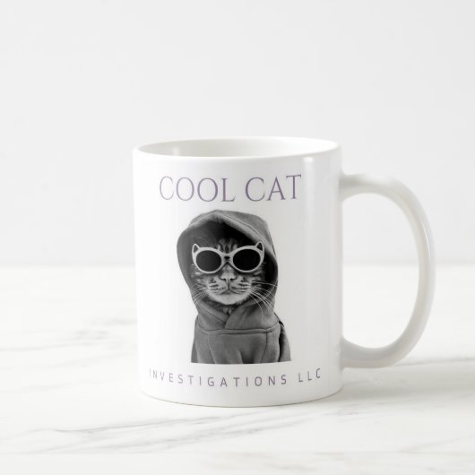 Cool Cat Investigations LLC mug (léger) (Droite)