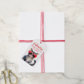 Cool Cat Kitten Kinder Valentijnsdag Cadeaulabel (Met Touw)