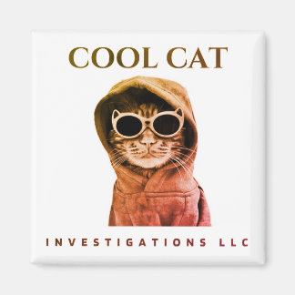 Cool Cat magnet - bevlekte zonsondergang Magneet
