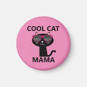 COOL CAT MAMA, CAT MOM MAGNETS