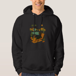 Cool Cat Mid Century Palm Springs Vibes Retro MCM Hoodie