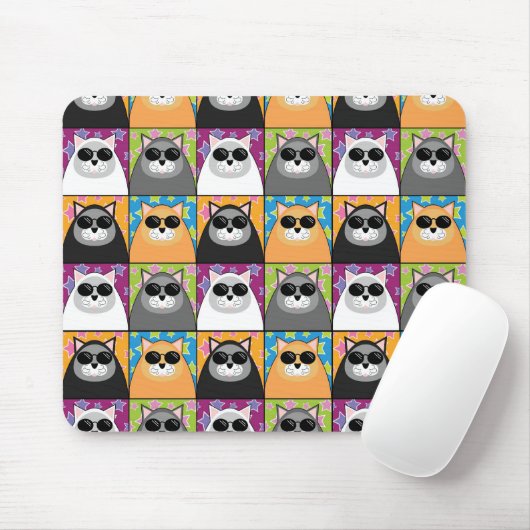 Cool Cat Mousepad Muismat (Met muis)