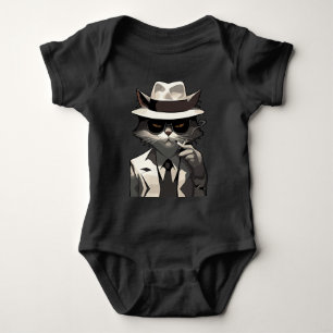 Cool Cat Noir: Suave en mysterieuze katachtige Romper