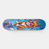 Cool Cat on Wheels Edition 3 Skateboard (Horizontaal)