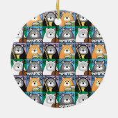 Cool Cat Ornament (Achterkant)