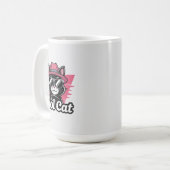 Cool Cat Swagger Koffiemok (Voorkant links)