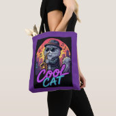 Cool Cat Trombone Player Music Quote Tote Bag (De près)