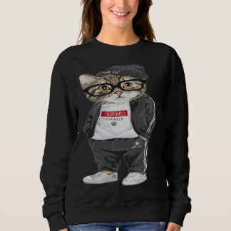 Cool Cat Urban Style Cute Cats Trui
