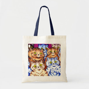 Cool Cats door Louis Wain Tote Bag