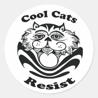 Cool Cats Resist - stickers