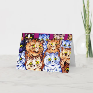 Cool Cats van Louis Wain Kaart
