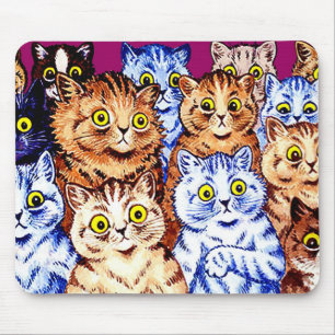 Cool Cats van Louis Wain Muismat