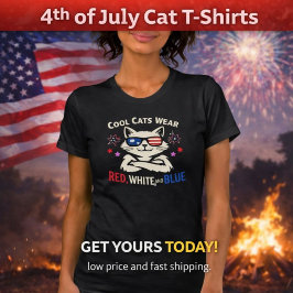 Cool Cats Wear | 4th of July  T-shirt