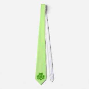 Cool Celtic Knot Shamrock Stropdas