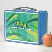 Cool Chameleon Art on Metal Lunch Boxes (In situ)