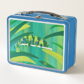 Cool Chameleon Art on Metal Lunch Boxes (Voorkant)