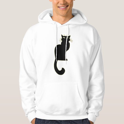 Cool Chat Sweat - shirt à capuche Chat noir Sweats (Devant)