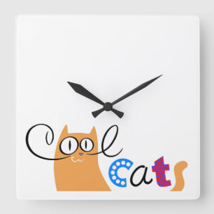 Cool Chats horloge murale acrylique