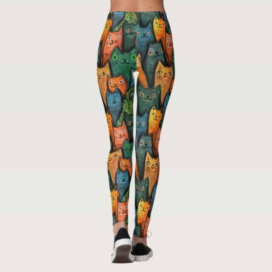 Cool Chats Leggings colorés (Dos)