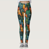 Cool Chats Leggings colorés (Devant)