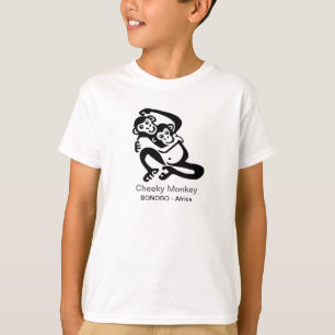 Cool Cheeky monkey - BONOBO-Animal graphic T-shirt