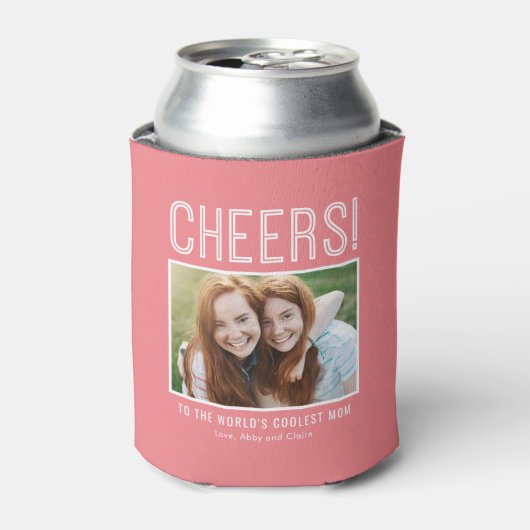 Cool Cheers BEWERKBARE KLEUR Custom Koelbox Blikjeskoeler (Blikje Voorkant)