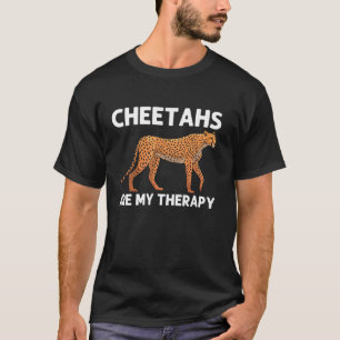 Cool Cheetah Design voor Mannen Vrouwen Cat Animal T-shirt