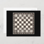 Cool Chess Board Halloween Costume Funny Lazy DIY Uitnodiging Briefkaart (Voorkant / Achterkant)