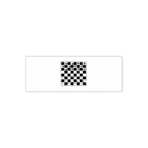 Cool Chess Board Halloween Costume Funny Lazy DIY Zelfinktende Stempel