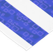 Cool Chic Bleu Géométrique Stripes Nappe (Angle)