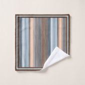 Cool Chic Brown Ardoise Bleu Gris Gris (Gant de toilette)