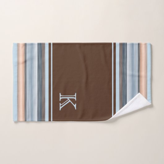 Cool Chic Brown Ardoise Bleu Gris Gris (Serviette à main)