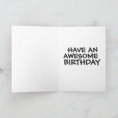 COOL CHICK BIRTHDAY VOOR HAAR KAART (Binnen)