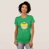 Cool Chick funky Easter yellow chick T-shirt (Voorkant volledig)