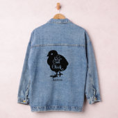 Cool Chick Kip Gepersonaliseerde Naam Vrouwen Denim Jacket (Hangar)