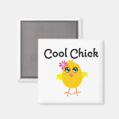 Cool Chick Magneet (Voorkant / Achterkant)
