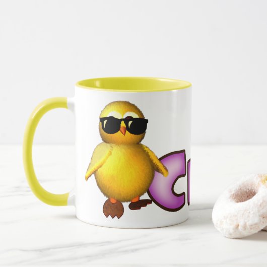 Cool Chick-Mokken Mok (Met donut)