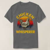Cool Chicken Whisperer Funny Chicken Lover Farmer T-shirt (Design voorkant)