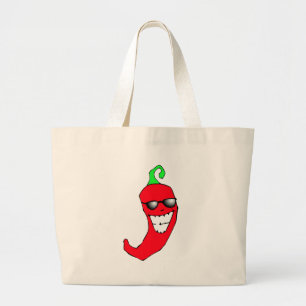 Cool Chili Pepper Grote Tote Bag