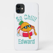 Cool Chill Pineappel Case-Mate iPhone Case (Achterkant)