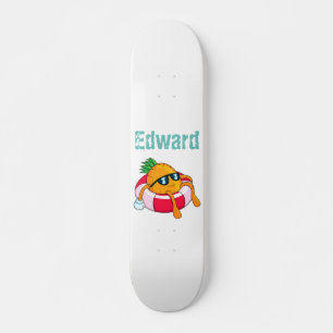 Cool Chill Pineappel Skateboard
