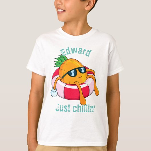 Cool Chill Pineappel T-shirt (Voorkant)