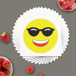 Cool Chill Zonnebril Emoji Servet
