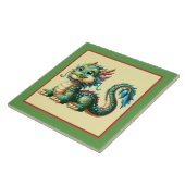 Cool Chinese draak liefhebbers Tegeltje (Zijkant)