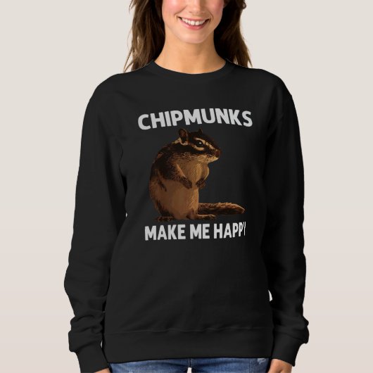 Cool Chipmunk For Men Women Squirrel Whisperer  Ro Trui (Voorkant)