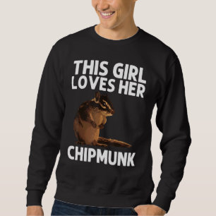Cool Chipmunk voor meisjes Kinder eekhoorn Whisper Trui