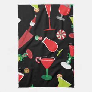 Cool Christmas Cocktails Keukenhanddoek