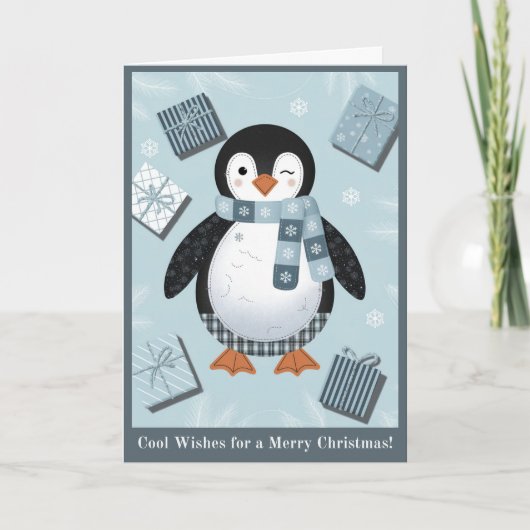 Cool Christmas Holiday Kaart (Voorkant)