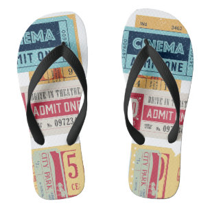 Cool  Cinema tickets l Trendy mode Teenslippers